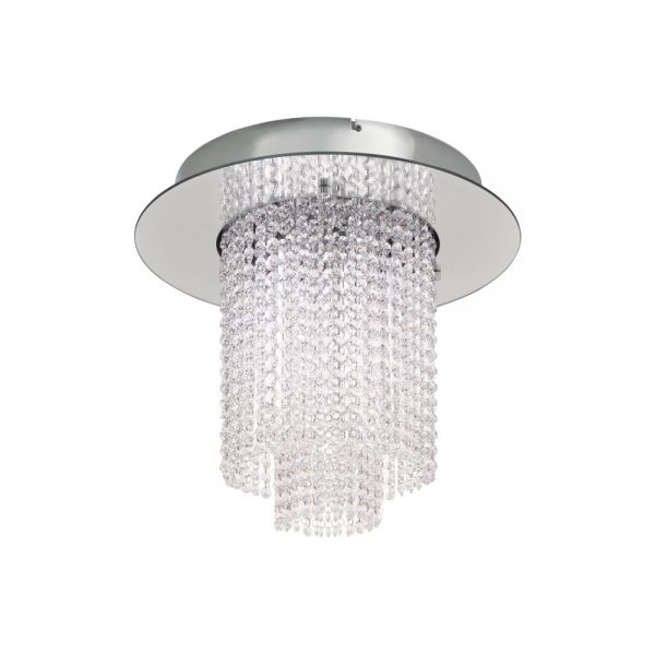 Plafoniera EGLO VILALONES 39396 - LED 10X4.3W 5500lm 3000K D500mm - Cristal - Transparent
