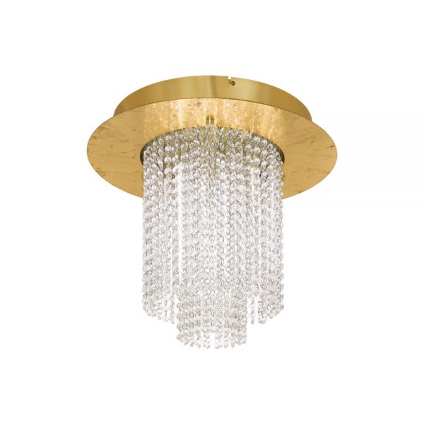 Plafoniera EGLO VILALONES 39398 - LED 10X4.3W 5500lm 3000K D500mm - Cristal - Transparent