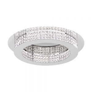 Plafoniera EGLO PRINCIPE 39402 - LED 14X3.15W 5320lm 3000K D700mm - Cristal - Transparent