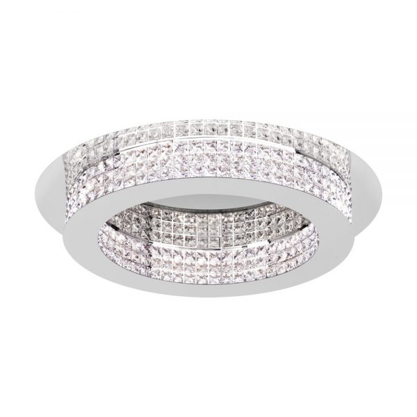 Plafoniera EGLO PRINCIPE 39402 - LED 14X3.15W 5320lm 3000K D700mm - Cristal - Transparent