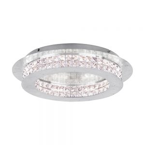 Corpuri iluminat Crystal Design Led-Dl-10 Silber-Kristal 'Principe' Eglo 39403