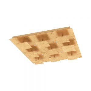 Plafoniera EGLO SAN LUCA 39412 - LED;LED 4X5.4W;9X4.5W 6810lm 3000K - Otel - Auriu