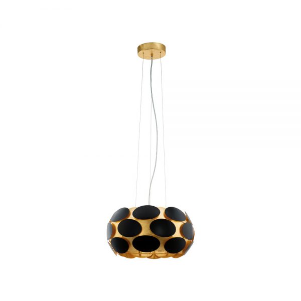 Corpuri iluminat Crystal Design Hl-3 E27 Schwarz-Gold 'Montorio 1' Eglo 39414