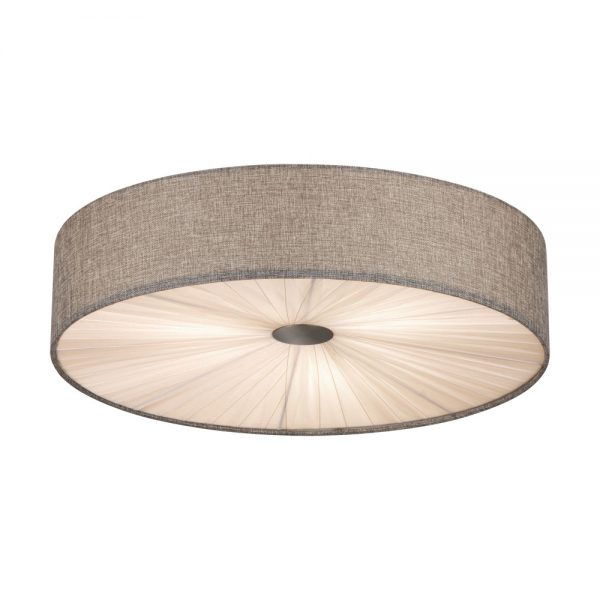 Corpuri iluminat Crystal Design Dl-3 D570 Leinen Grau-Nickel-M-'Fungino' Eglo 39442