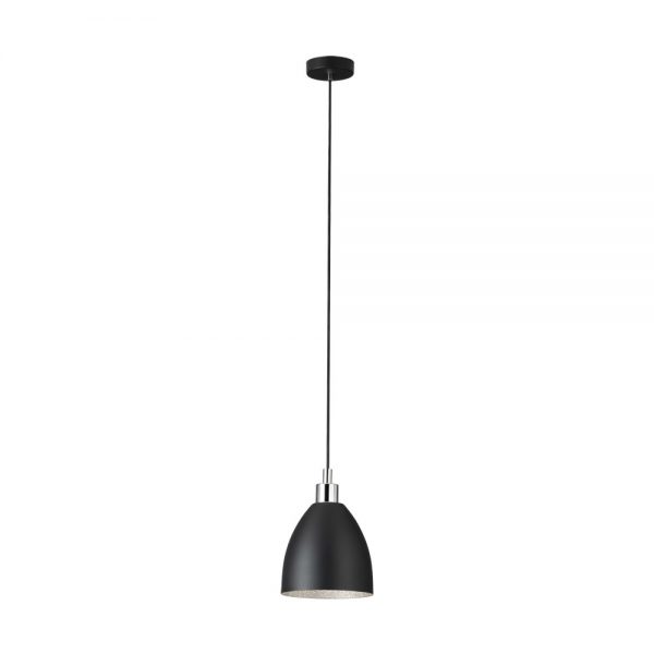 Pendul EGLO MAREPERLA 39487 - E27 1X60W D180mm - Argintiu