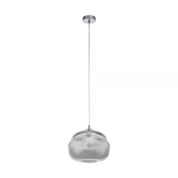 Pendul EGLO DOGATO 39534 - E27 1X60W D330mm - Negru Transparent