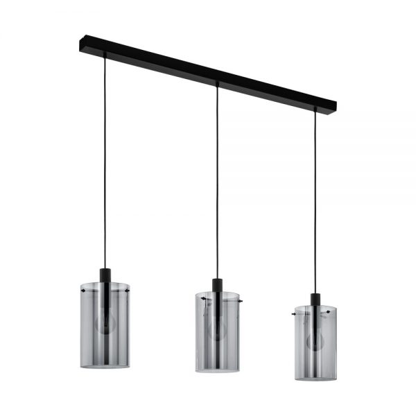 Lustra EGLO POLVERARA 39539 - E27 3X40W - Sticla aburita - Chihlimbar
