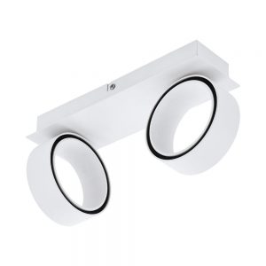Plafoniera EGLO ALBARIZA 39585 - LED 2X5W 1300lm 3000K - Otel - Aluminiu - Crom - Alb
