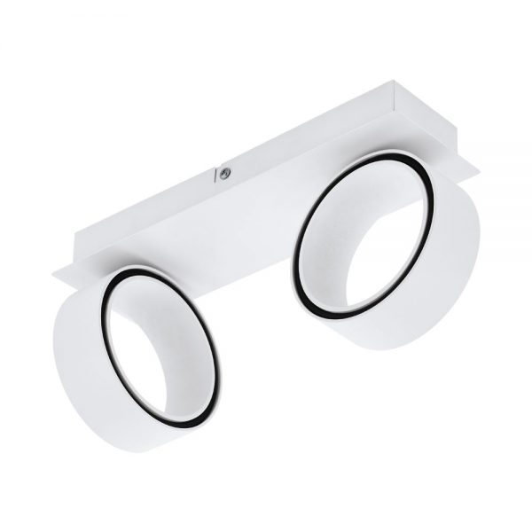 Plafoniera EGLO ALBARIZA 39585 - LED 2X5W 1300lm 3000K - Otel - Aluminiu - Crom - Alb
