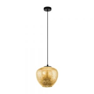 Pendul EGLO PRIORAT 39597 - E27 1X40W D290mm - Auriu