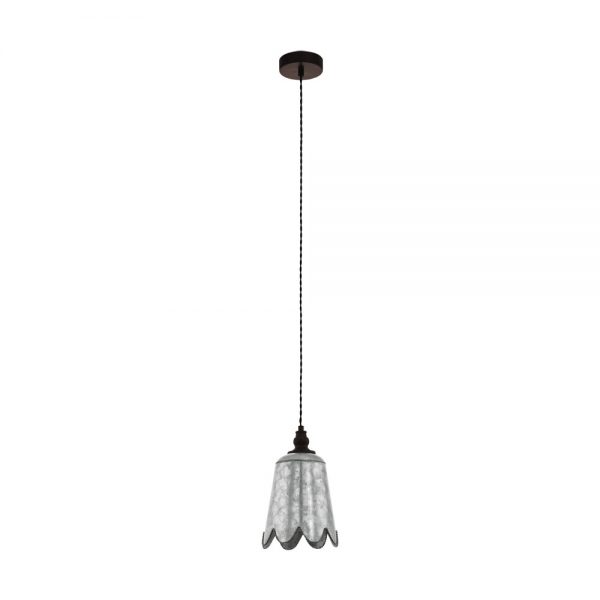 Pendul vintage EGLO KARHOLD 43097 - E27 1X60W D180mm - Zinc