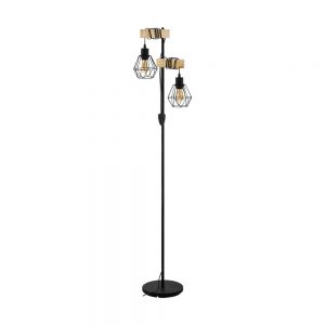 Lampadar vintage EGLO TOWNSHEND 5 43137 - E27 2X60W  h1665mm