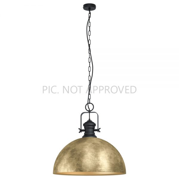 Iluminat Vintage Hl-1 D530 Sw-Bruniert-Gold 'Combwich' Eglo 43214