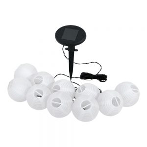 Ghirlanda solara LED EGLO 48497 10X0.06W D70mm - Alb