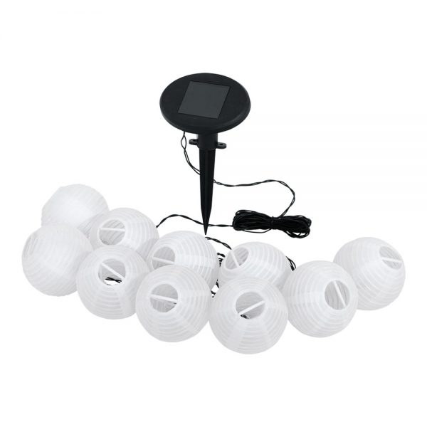 Ghirlanda solara LED EGLO 48497 10X0.06W D70mm - Alb