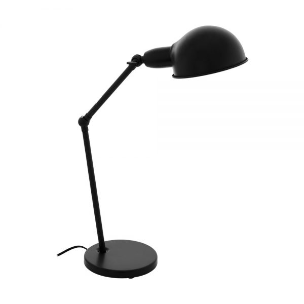Veioza vintage EGLO EXMOOR 49041 - E27 1X28W - Otel - Negru