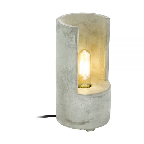 Veioza vintage EGLO LYNTON 49111 - E27 1X60W D140mm - Beton - Gri