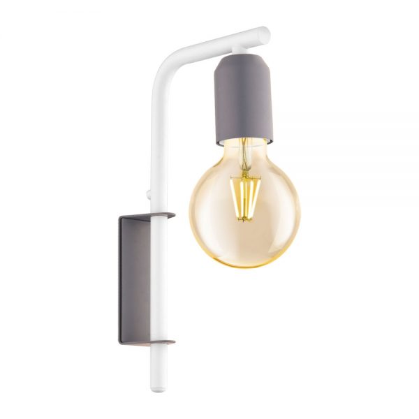 Iluminat Vintage Wl-1 E27 Pastelgrau-Weiss 'Adri-P' Eglo 49115