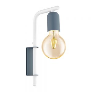 Iluminat Vintage Wl-1 E27 Dunkelblau-Weiss 'Adri-P' Eglo 49122
