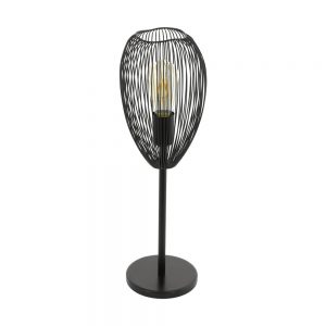 Veioza vintage EGLO CLEVEDON 49144 - E27 1X60W D170mm - Otel - Negru