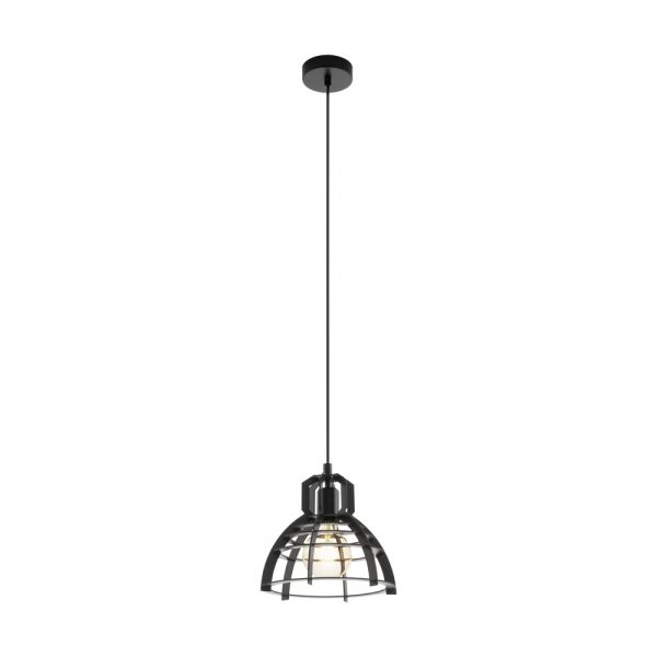 Iluminat Vintage Hl-1 E27 D250 Schwarz 'Ipswich' Eglo 49157