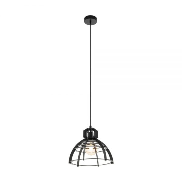 Iluminat Vintage Hl-1 E27 D320 Schwarz 'Ipswich' Eglo 49158