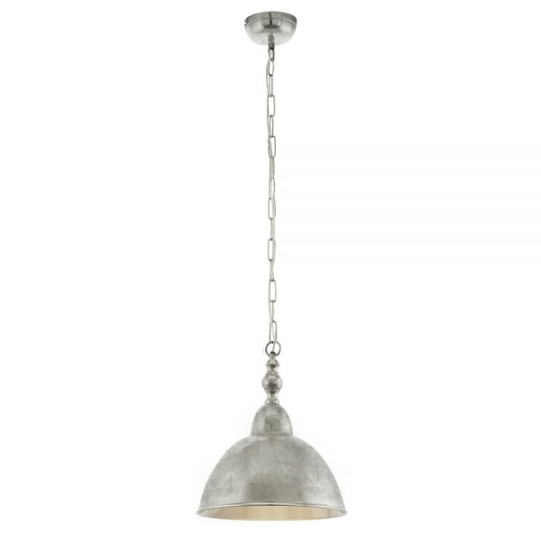 Iluminat Vintage Pendul Crom  1X60W  E27 'Easington' Eglo 49178