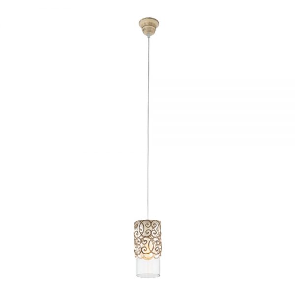 Pendul vintage EGLO CARDIGAN 49201 - E27 1X60W D120mm - Transparent