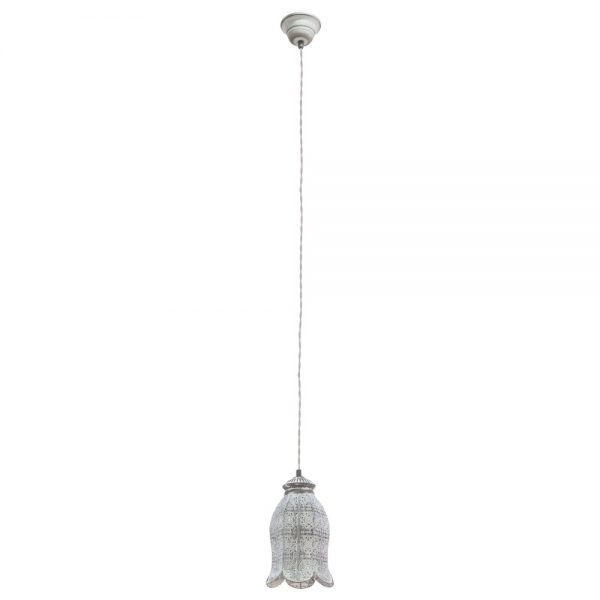 Iluminat Vintage Lustra 1 Bec E27 Gri-Patinat 'Talbot 1' Eglo 49207