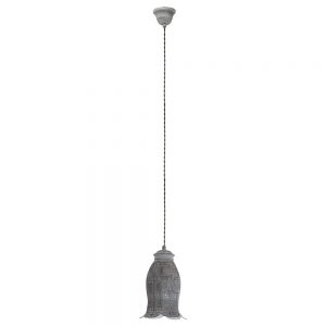 Iluminat Vintage Lustra 1 Bec E27 D-Gri Eglo 49208
