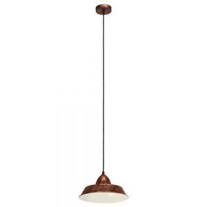 Pendul vintage EGLO AUCKLAND 49243 - E27 1X60W D260mm