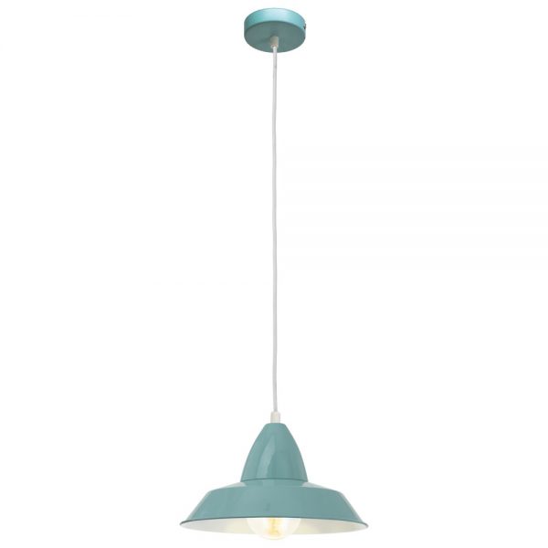 Iluminat Vintage Lustra 1 Bec E27 Verde Eglo 49244