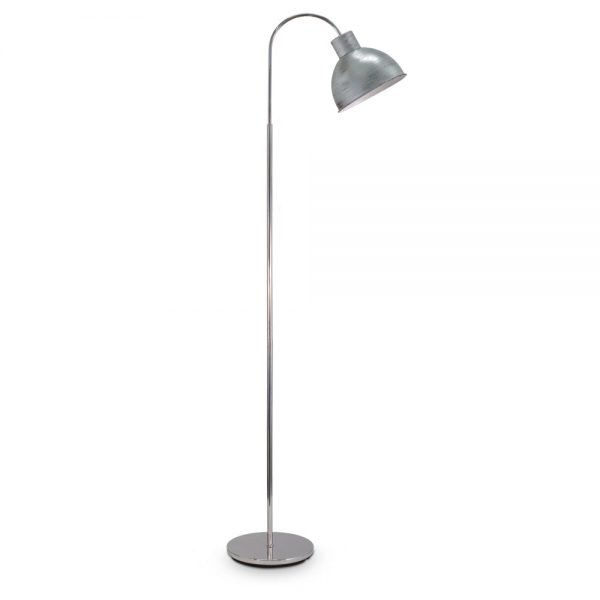 Iluminat Vintage Lampadar 1 Bec E27 Argintiu-Antic Eglo 49334