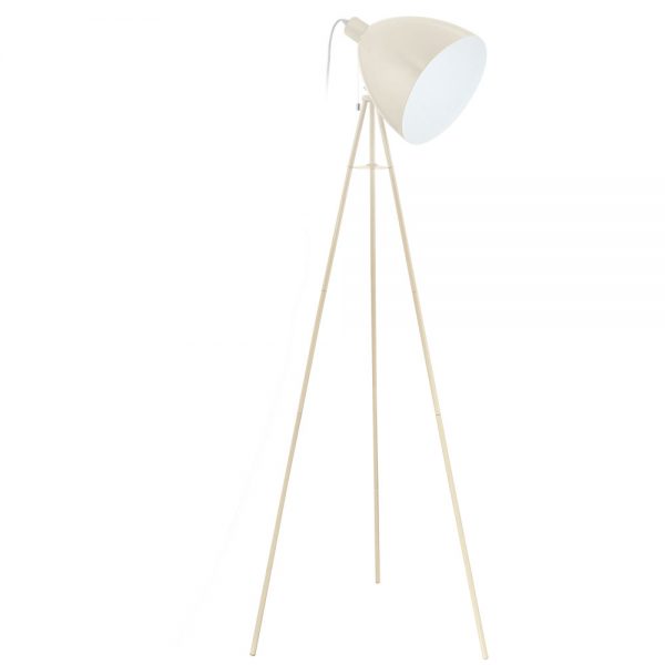 Iluminat Vintage Lampadar 1 Bec E27 Galben 'Dundee' Eglo 49338