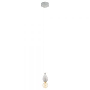 Iluminat Vintage Pendul 1X60W  E27  Alb Patinat 'Avoltri' Eglo 49377