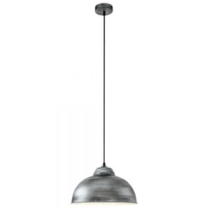 Iluminat Vintage Pendul 1X60W  E27  Argintiu Antic 'Truro Eglo 49389