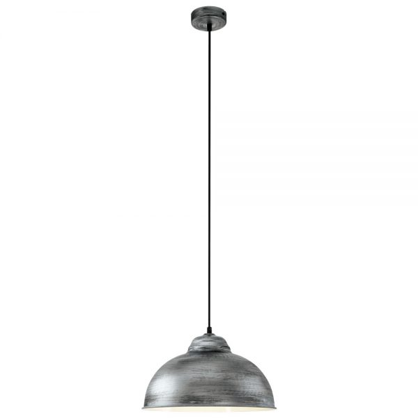 Iluminat Vintage Pendul 1X60W  E27  Argintiu Antic 'Truro Eglo 49389