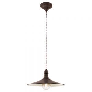 Pendul vintage EGLO STOCKBURY 49456 - E27 1X60W D360mm