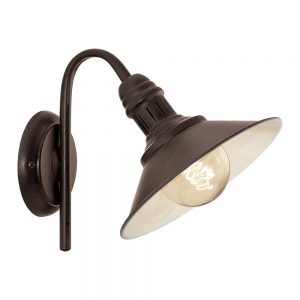 Aplica vintage EGLO STOCKBURY 49458 - E27 1X60W - Otel - Maro Antichizat - Bej