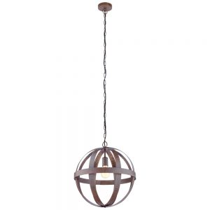 Iluminat Vintage Lustra 1 Bec Diametru 450 Rostfarben 'We Eglo 49476