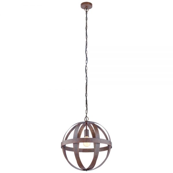 Iluminat Vintage Lustra 1 Bec Diametru 450 Rostfarben 'We Eglo 49476