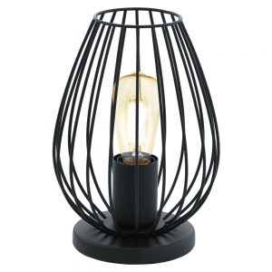 Veioza vintage EGLO NEWTOWN 49481 - E27 1X60W D160mm - Otel - Negru
