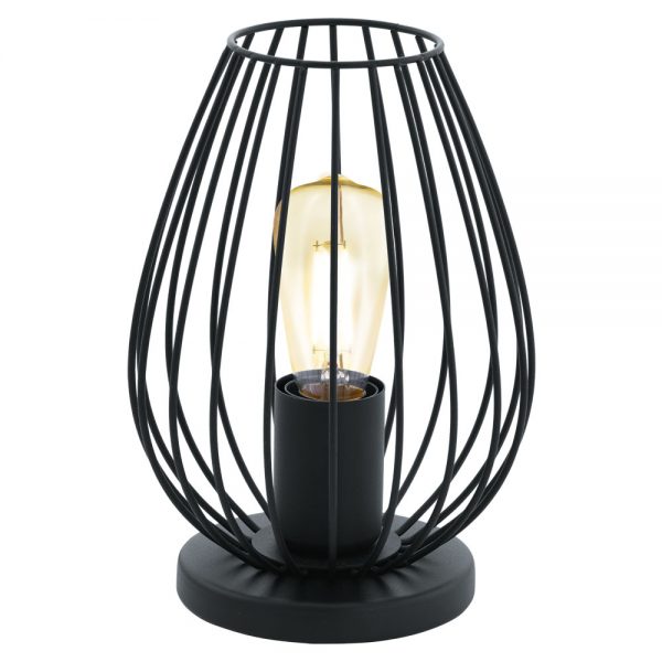 Veioza vintage EGLO NEWTOWN 49481 - E27 1X60W D160mm - Otel - Negru