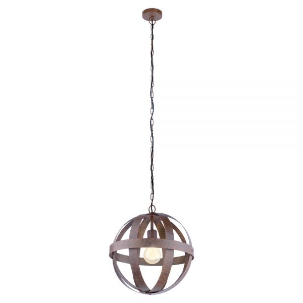 Iluminat Vintage Lustra 1 Bec Diametru 370 Rostfarben 'We Eglo 49482
