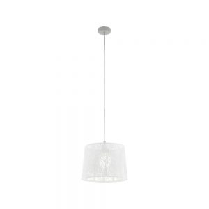 Pendul vintage EGLO HAMBLETON 49489 - E27 1X60W D350mm - Alb