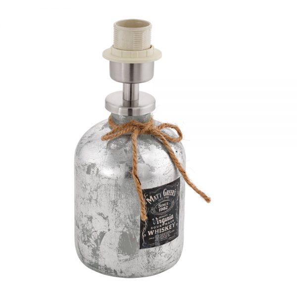 Iluminat Vintage Tl-1 E27 Whiskey Bottle Silber 'Mojada' Eglo 49602