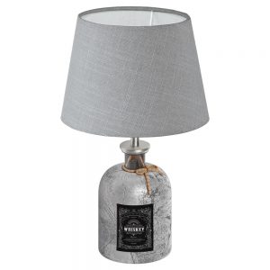 Iluminat Vintage Tl-1 E27 Bottle Silber-Grau 'Mojada' Eglo 49667