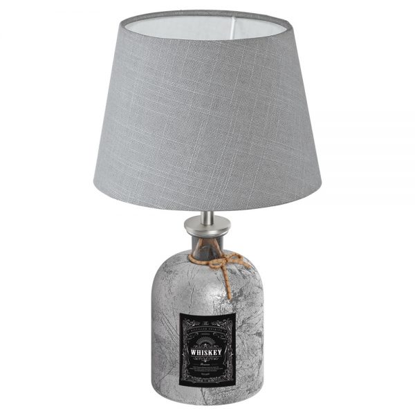 Iluminat Vintage Tl-1 E27 Bottle Silber-Grau 'Mojada' Eglo 49667