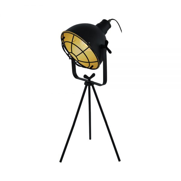 Iluminat Vintage Tl-1 E27 Schwarz-Gold 'Cannington' Eglo 49673