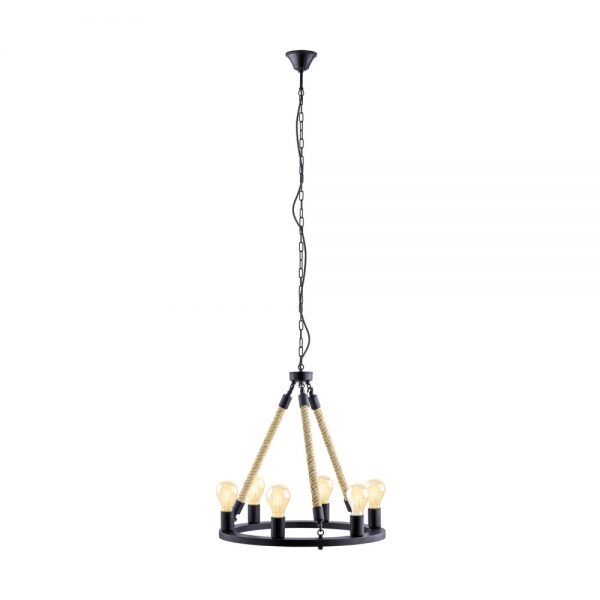Candelabru EGLO FINDLAY 49694 - E27 6X60W D560mm -